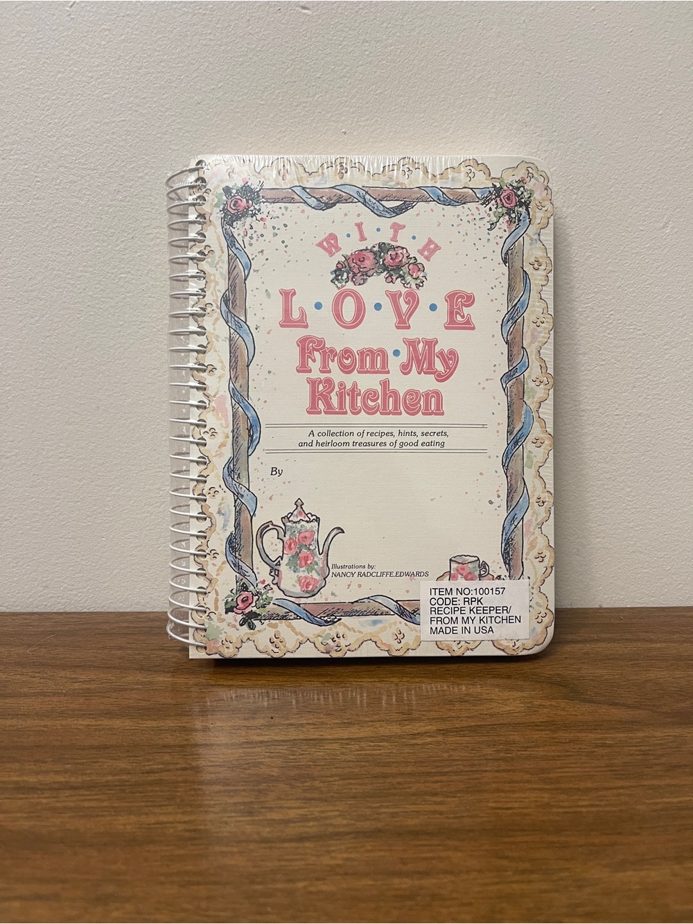 Vintage Unopened Spiral Bound DIY Recipe Keeper Book